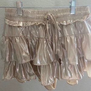 Cute golden skirt from a small boutique in my town